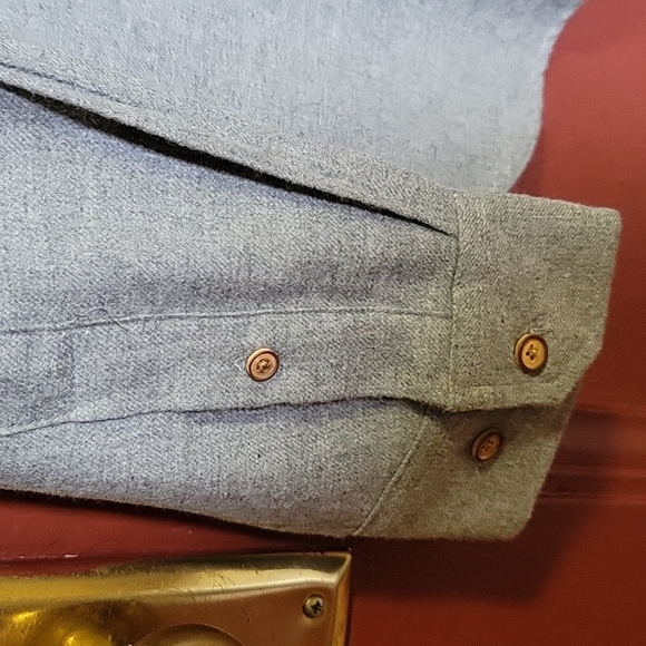 BEN SHERMAN MEN' LONG SLEEVE SHIRT GRAY SIZE M - Picture 10 of 15